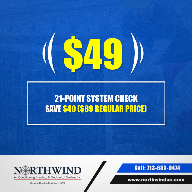 HVAC Special & Rebates in Northwest & West Houston, TX Northwind Air